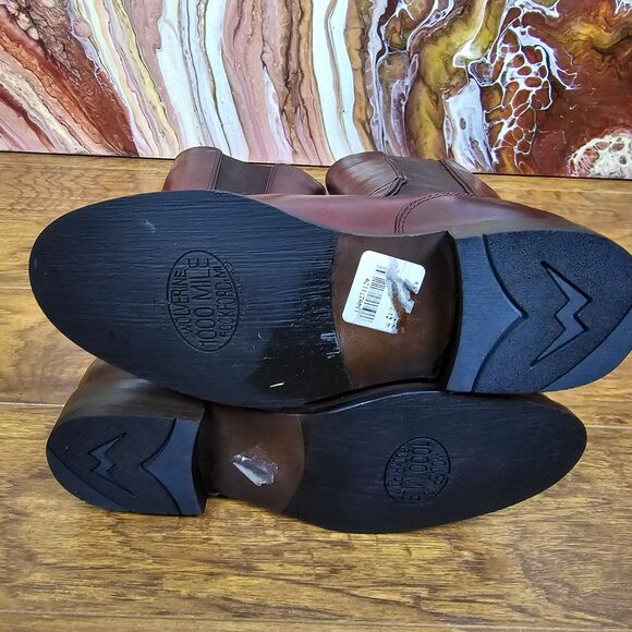 Wolverine 1000 Mile Heritage Darcy Women's Boots Cherry Red Leather Size 5.5B - Picture 5 of 14